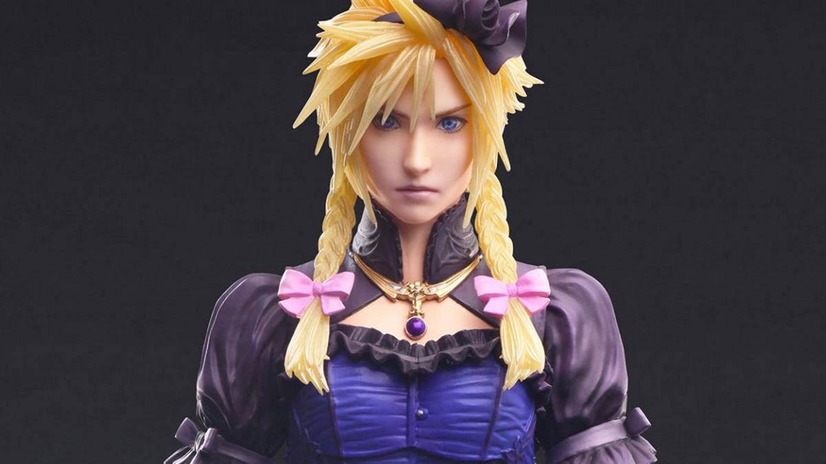 Final Fantasy 7 Remake Cloud Strife Elbise Figürü Muhteşem - Oyun Keyif