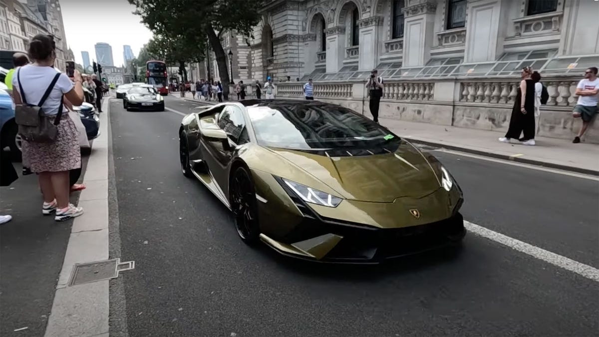 People Drove Supercars To London To Protest Congestion Pricing | Automotiv