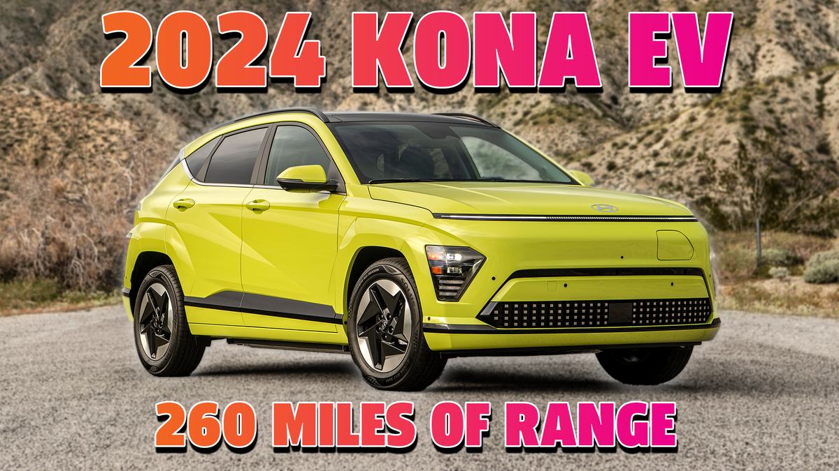 The 2024 Hyundai Kona EV Gets a SegmentBest 247 Miles of Range