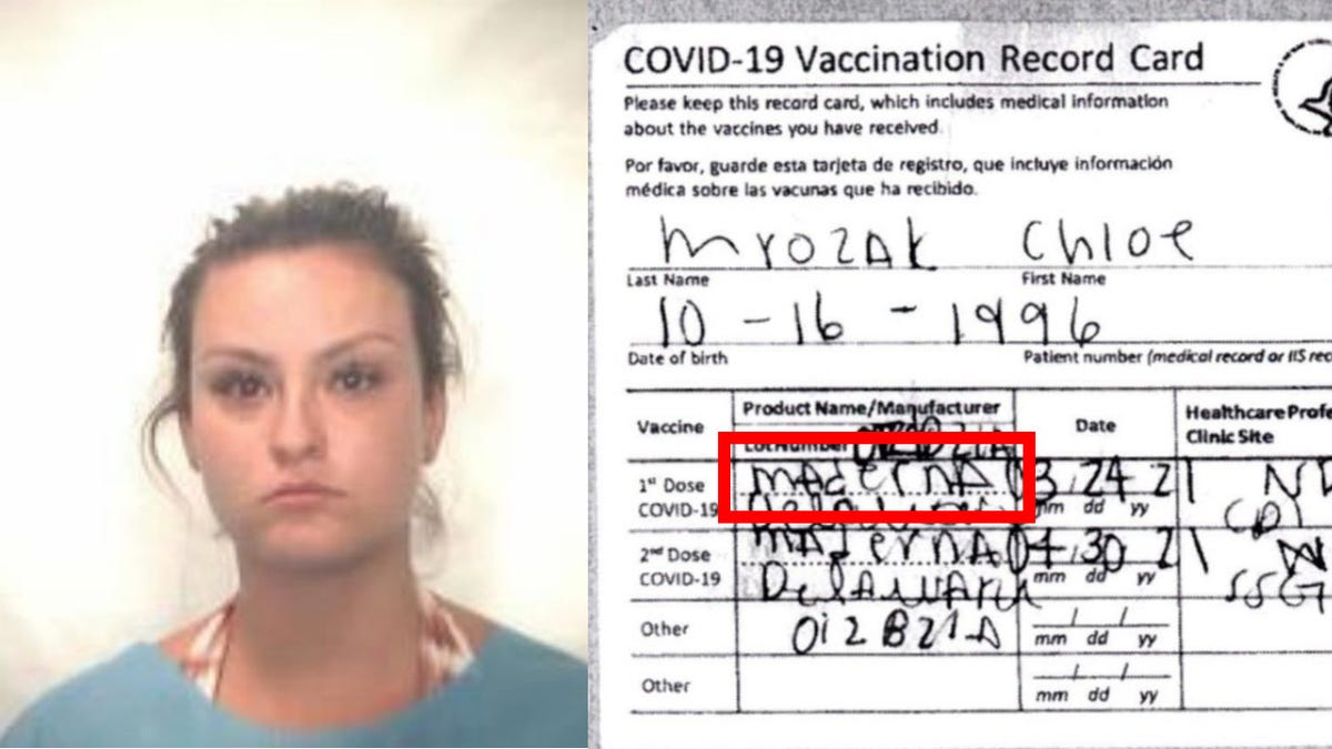 Woman Arrested With Fake 'Maderna' Vaccine Card Reportedly Bails on Zoom Hearing