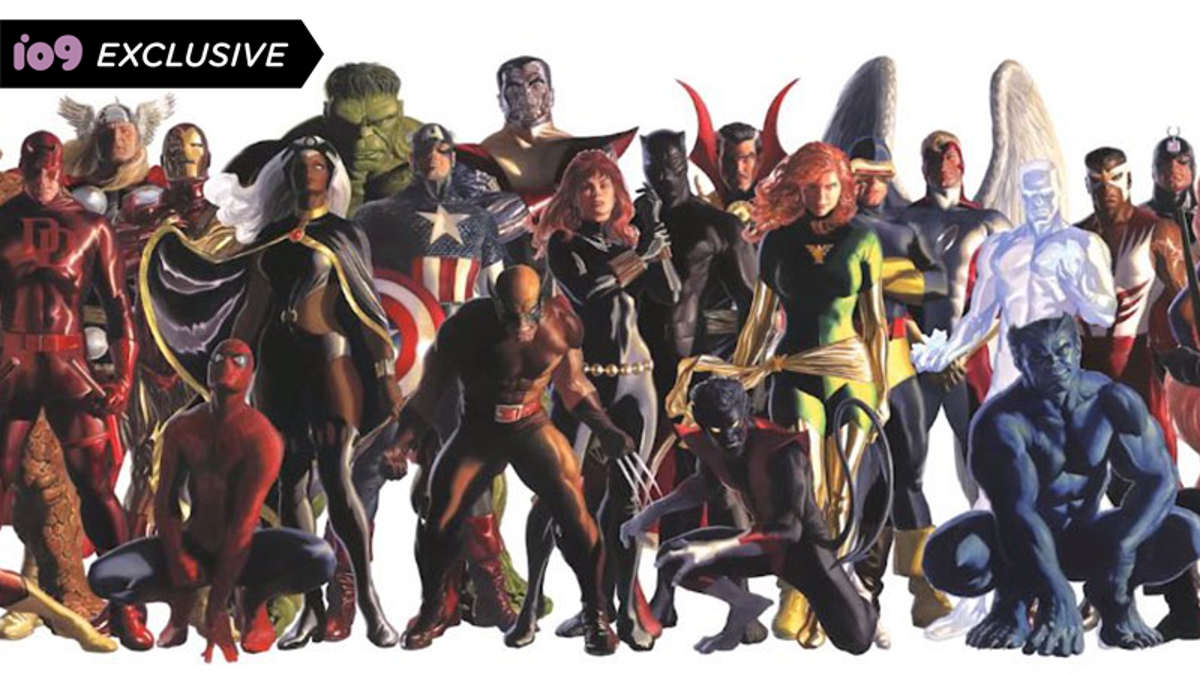 Alex Ross' Epic Marvel Heroes Mural Is Coming to Comic-Con, and You Can Buy It