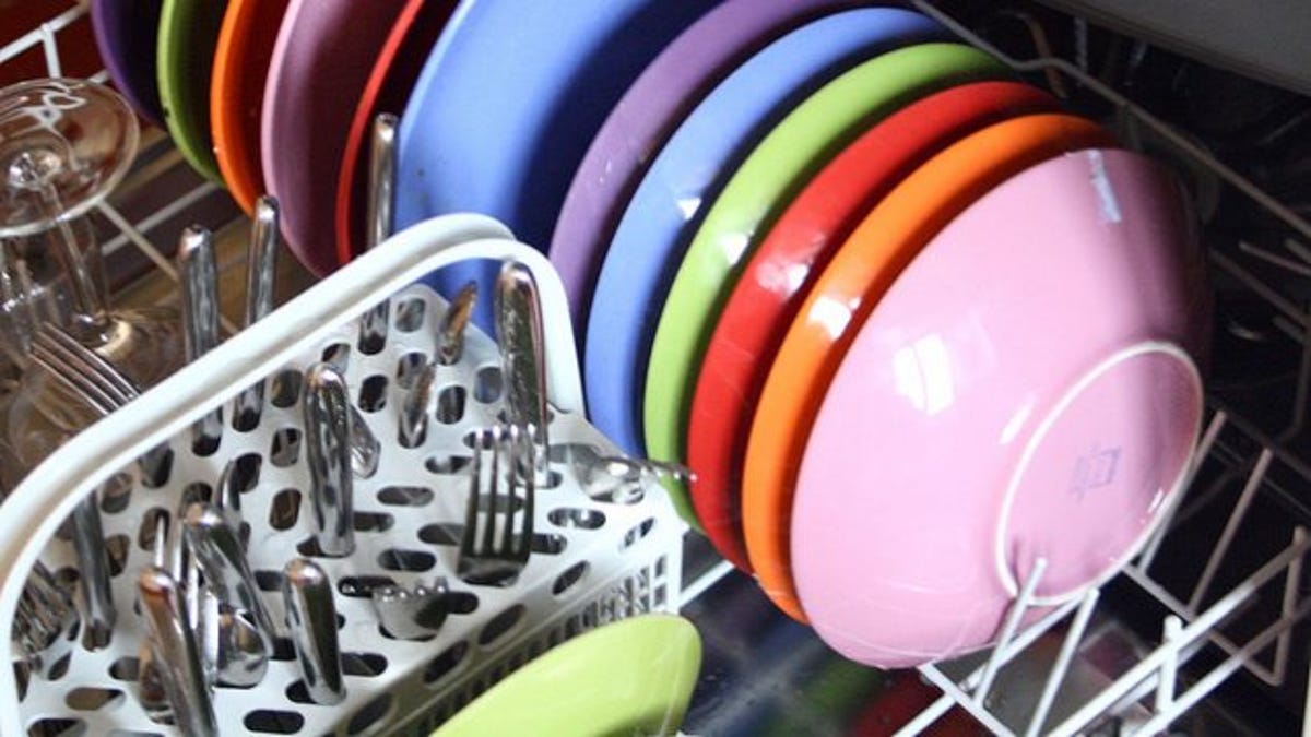 crocs in the dishwasher