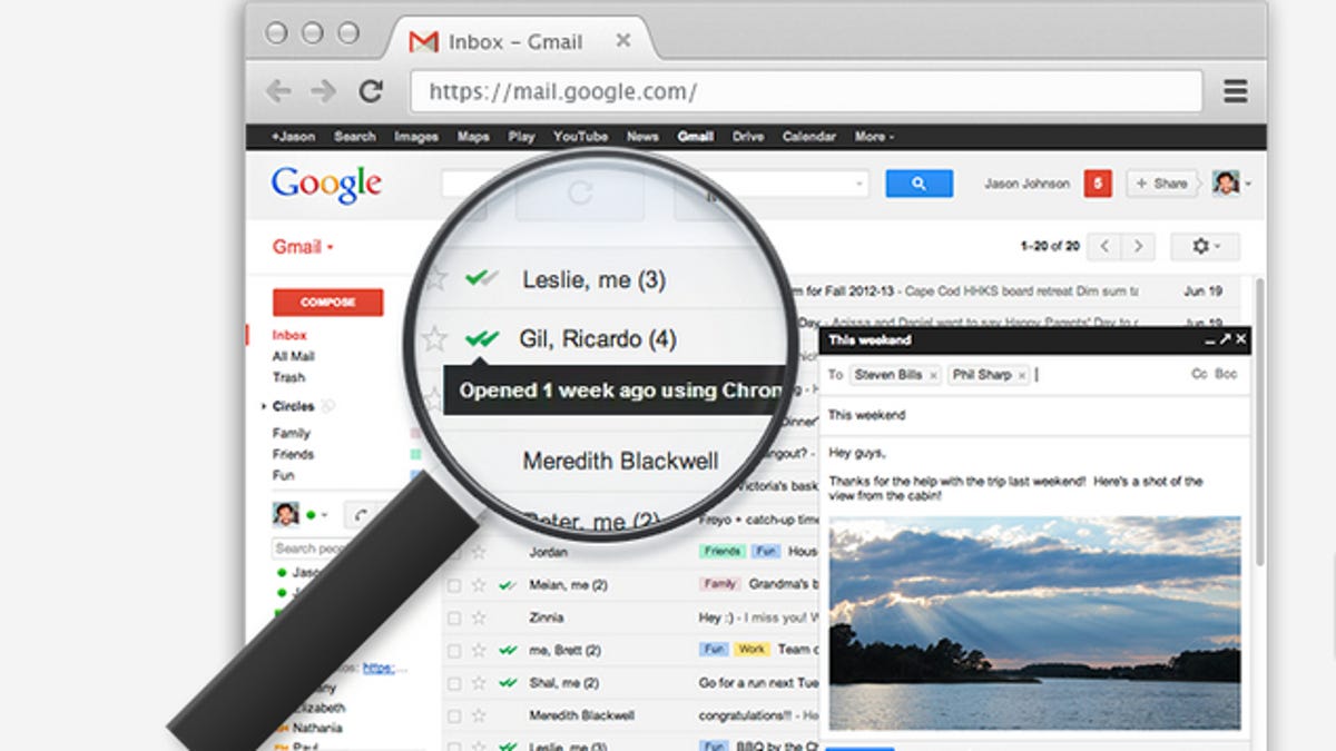 Gmail Read Receipts