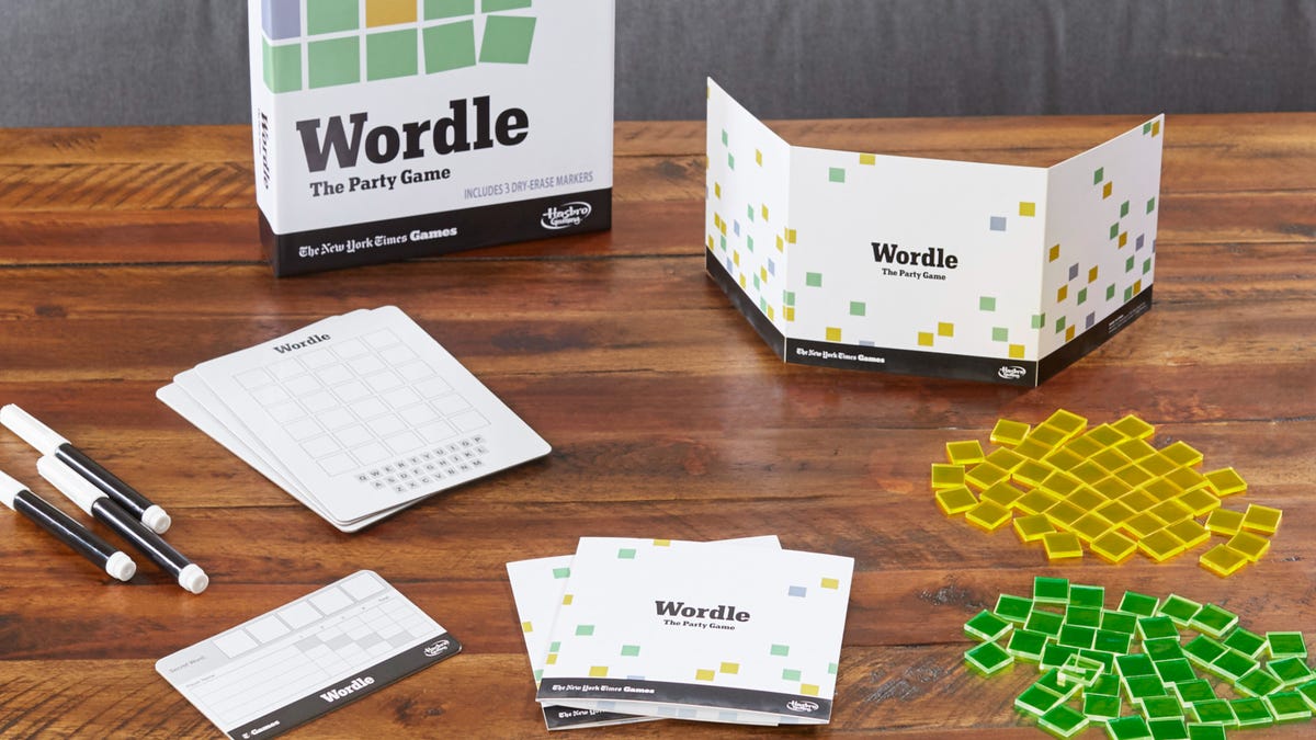 Wordle is becoming a physical, partyfriendly board game