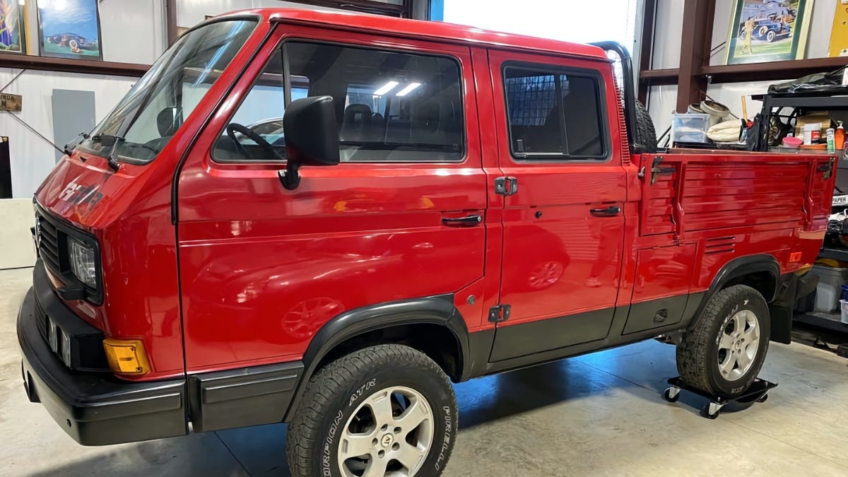 At ,000, Is This 1989 VW Tristar Doka Pickup Totally Dope? | Automotiv