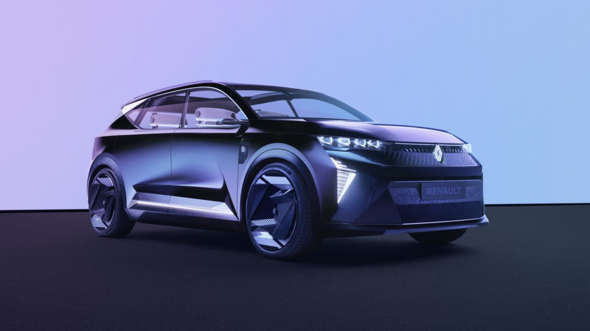 Automóvil propulsado por hidrógeno presentado por el fabricante de automóviles francés Renault