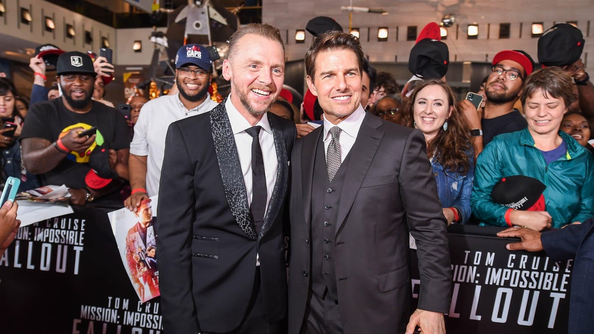 Simon Pegg sagt, er habe eine „einfache“ Freundschaft mit Tom Cruise