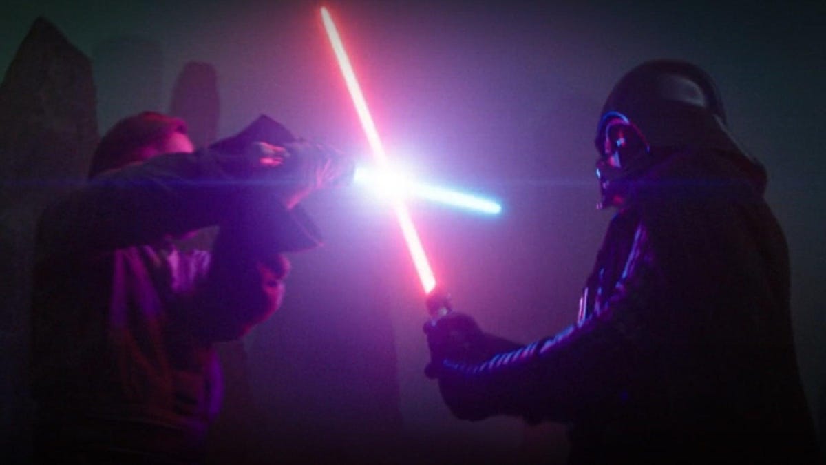 Obi-Wan Kenobi Darth Vader Dual Set to Revenge of the Sith