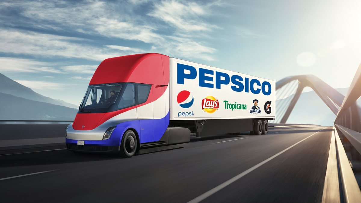 Pepsi, Bless Its Heart, Still Thinks It's Getting Tesla Semis This Year