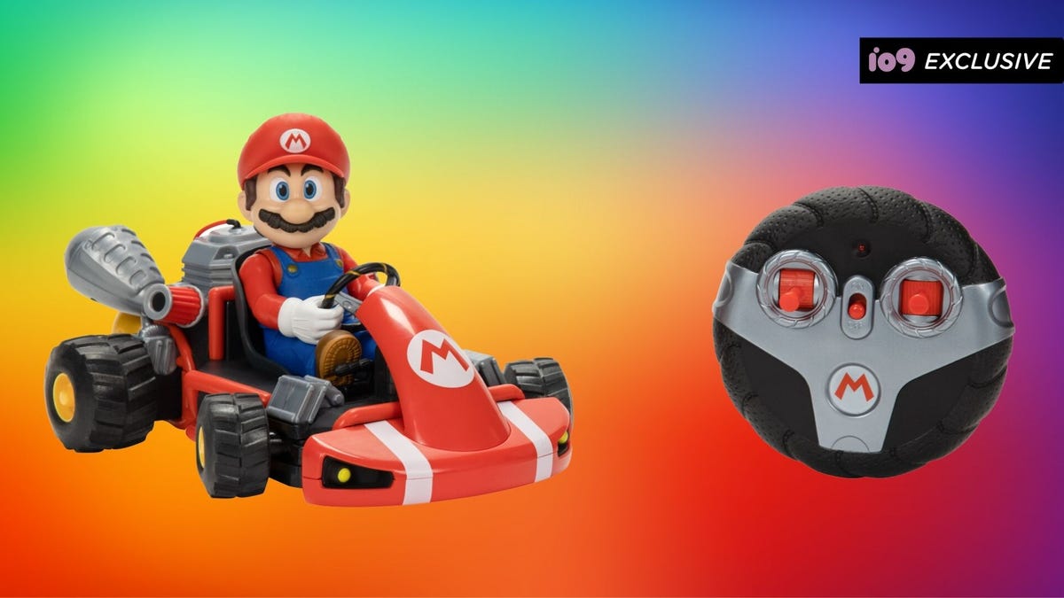 Super Mario Bros Movie Mario Kart R/C Racer Toy First Look