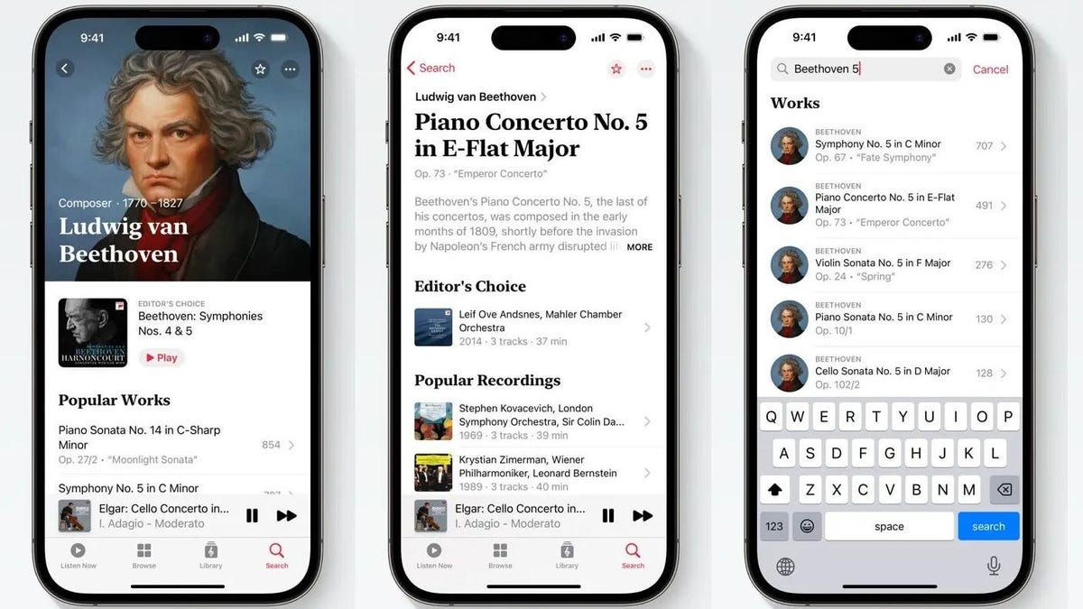 Apple Music Classical se lanza este mes como su propia aplicación