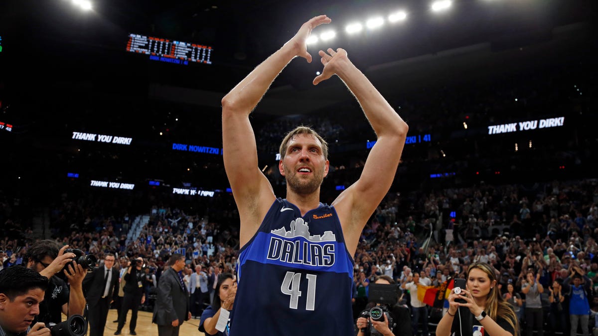 Dirk Nowitzki is the GOAT for the Mavericks and will soon have his jersey retire..