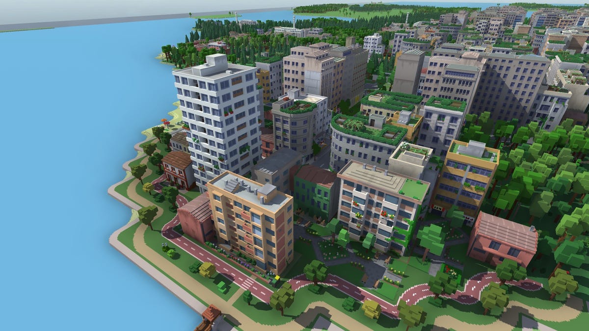 El nuevo juego de construcción de ciudades tiene que ver con Voxels