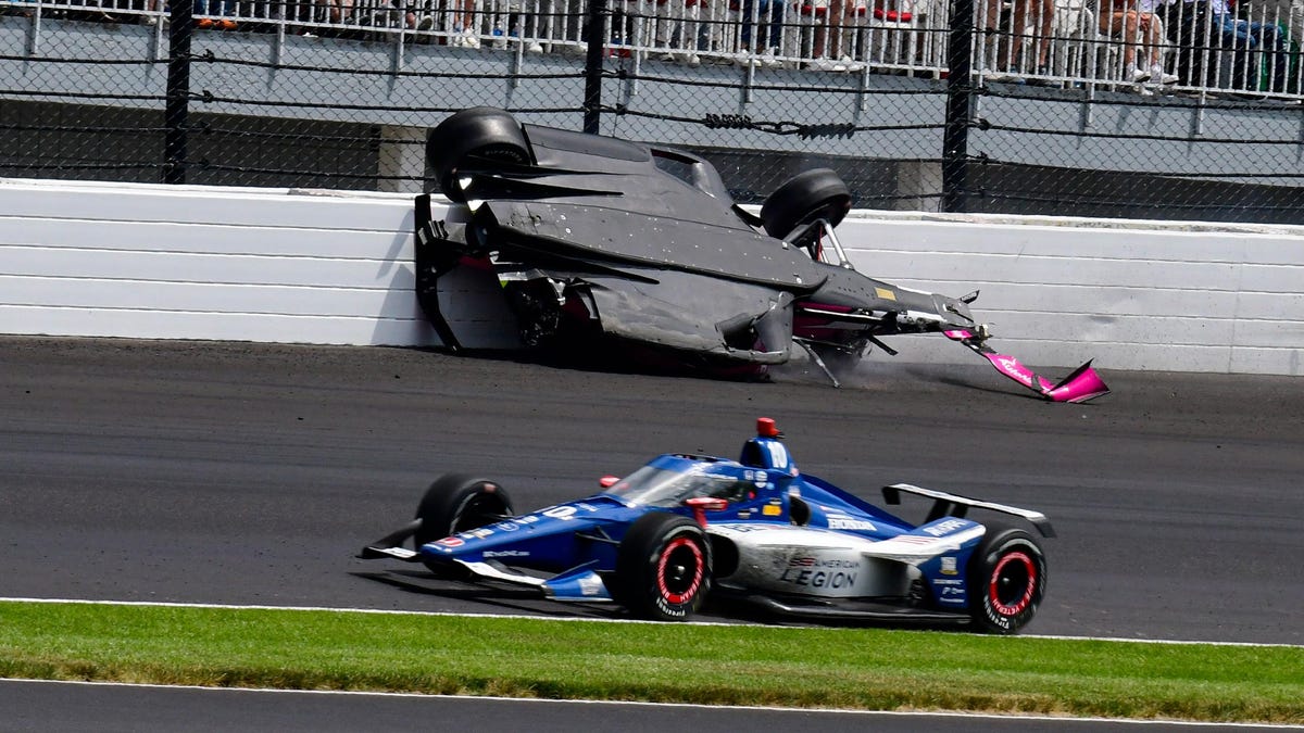 IndyCar Fan’s Chevy Cruze Hit By Tire, Will Get New Car | Automotiv