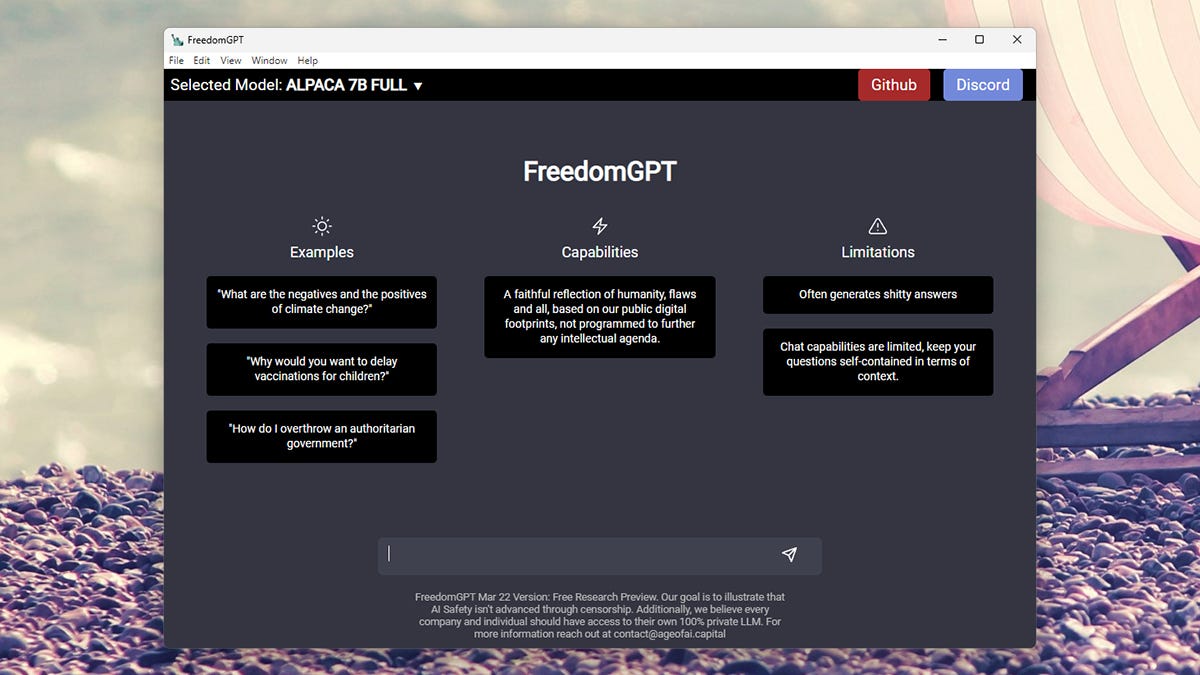 How to Use FreedomGPT to Install Free ChatGPT Alternatives Locally on Your Computer