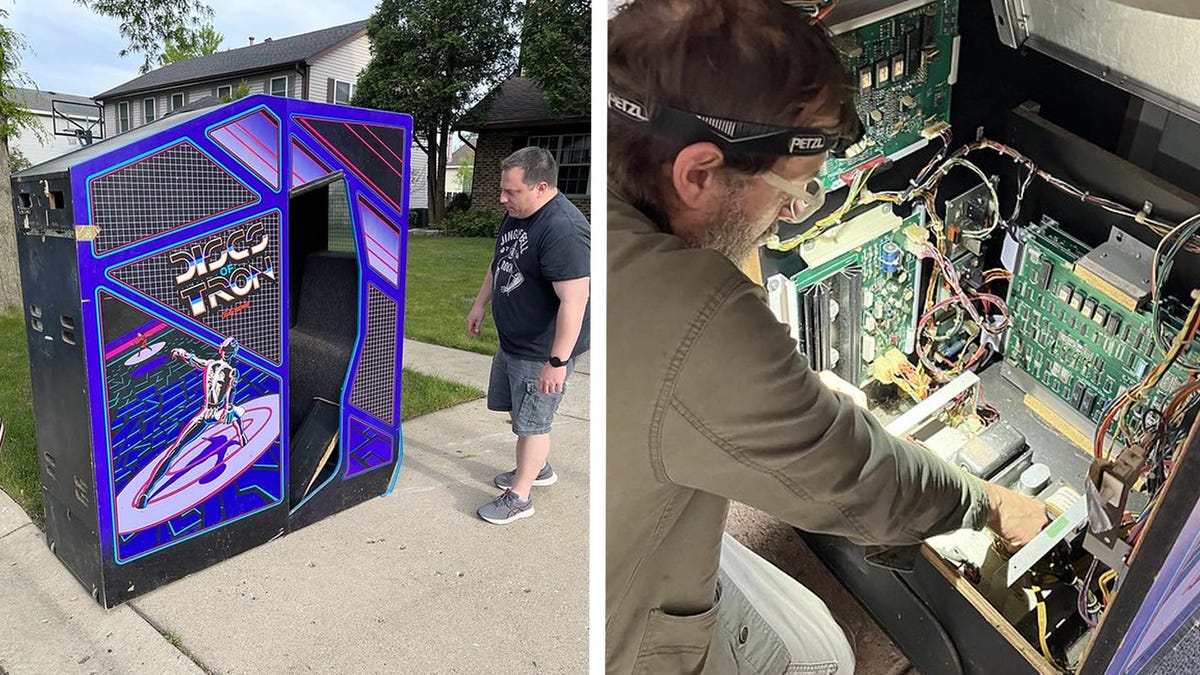 An extremely rare $10,000 arcade machine saved from dump