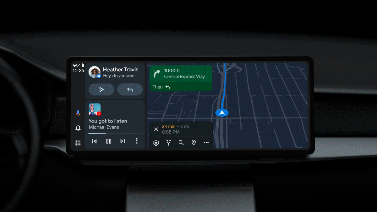Google aktualisiert Android Auto, damit es auf alle Touchscreens passt