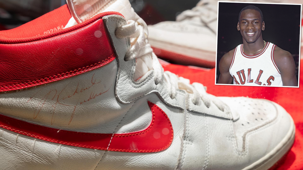 Oldest known game-worn Michael Jordan Nike’s sell for $1.5M