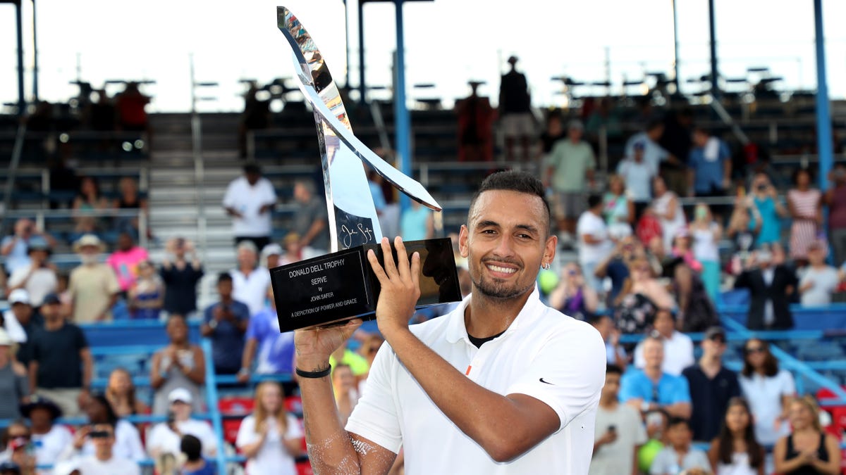 Nick Kyrgios Won Another Title By Keeping Himself Entertained