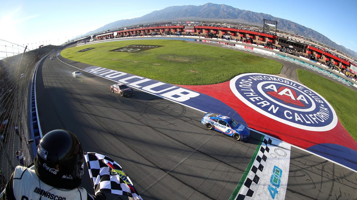 Kyle Larson Wins At Auto Club After Putting Teammate In The Wall - Jalopnik