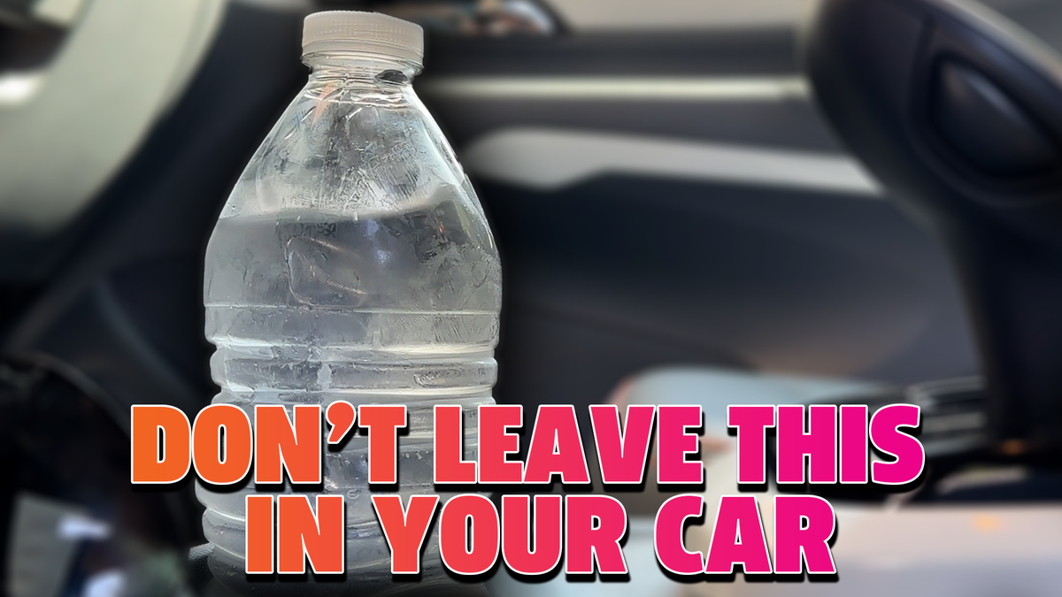 Don't Leave Your Water Bottle In The Car On A Sunny Day | Automotiv