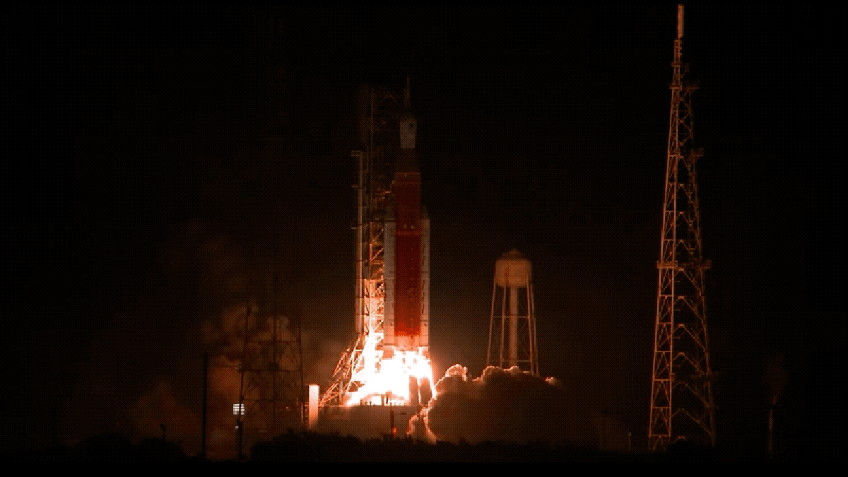 See NASA's SLS Rocket Launch in Super-Slow Motion - Gizmodo