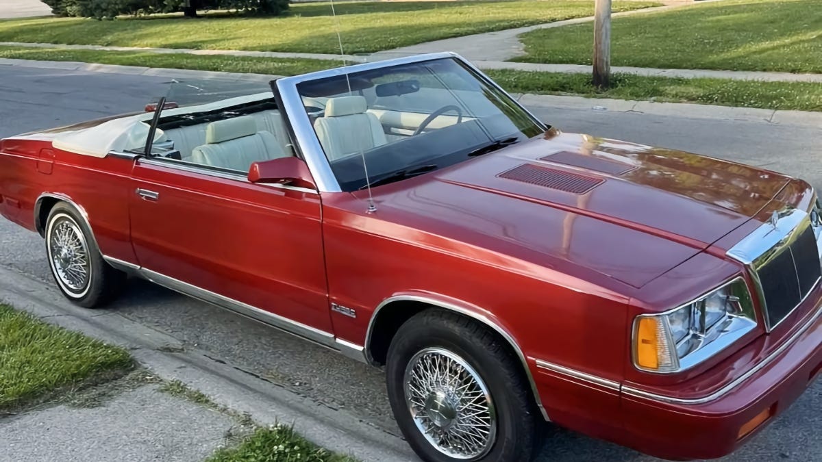 At $2,500, Could This 86 Chrysler LeBaron Convertible Be Le Good Deal ...