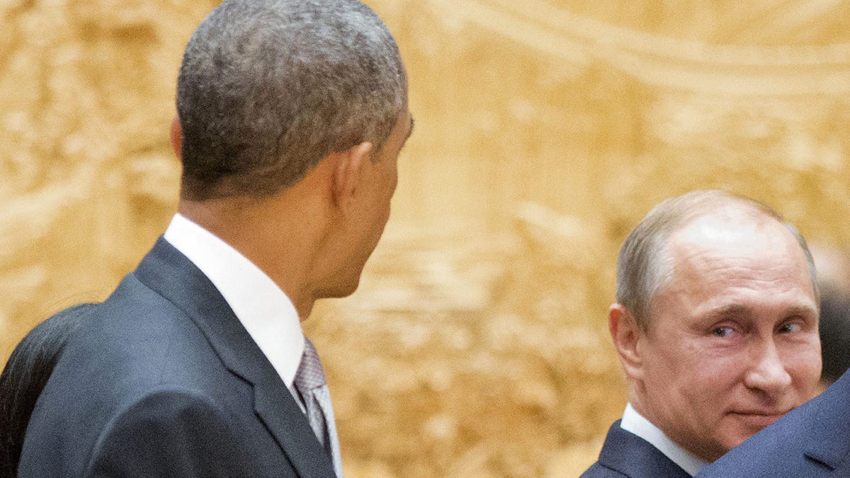 Барак Обама и Путин