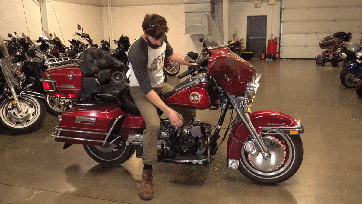 This Harbor Freight Powered Harley Davidson Is Totally Terrible