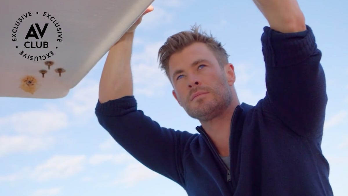 Chris Hemsworth trades the MCU for Shark Beach in this exclusive clip