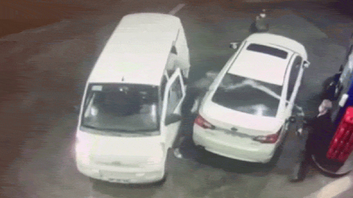 Watch Robbers Fail Dramatically To Rob A Guy Pumping Gas