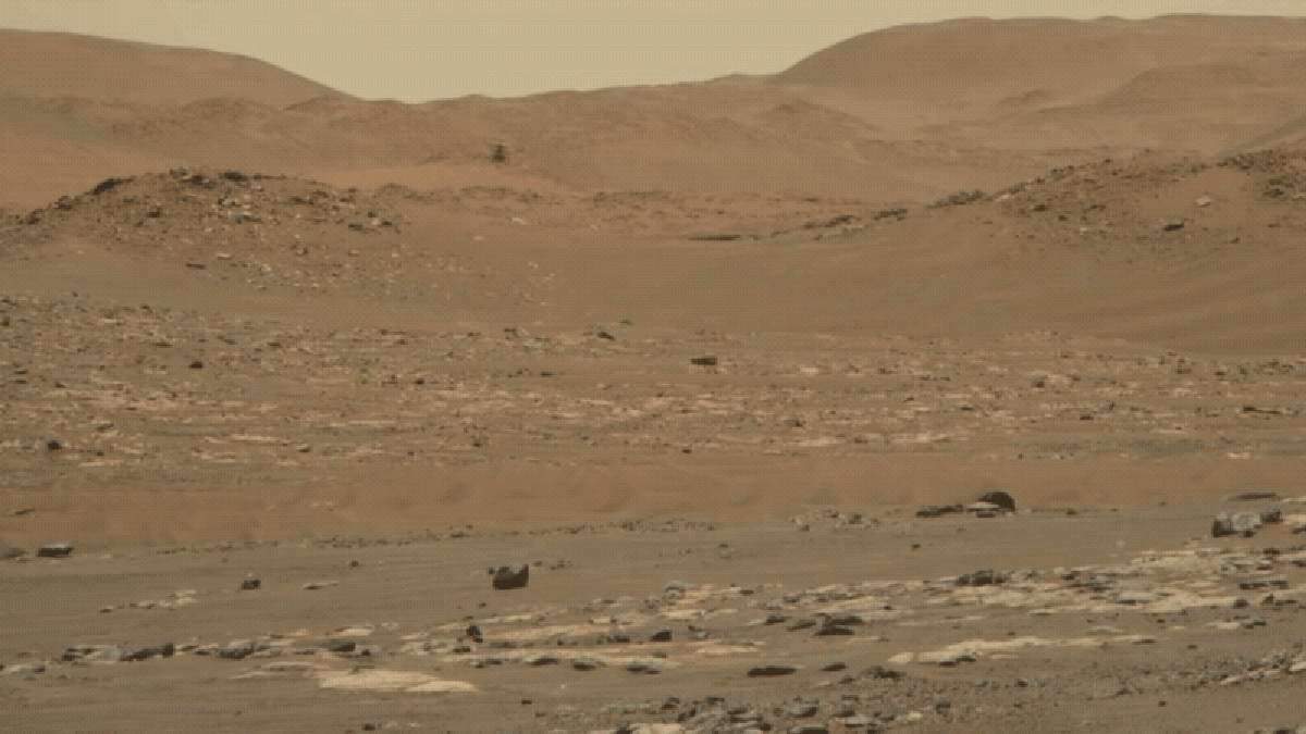 Perseverance Rover iemūžina pārsteidzošu video, kurā redzams helikoptera lidojums uz Marsa