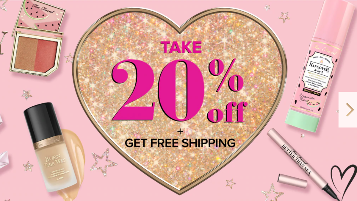 Take 20 Off at Too Faced's Friends & Family Sale