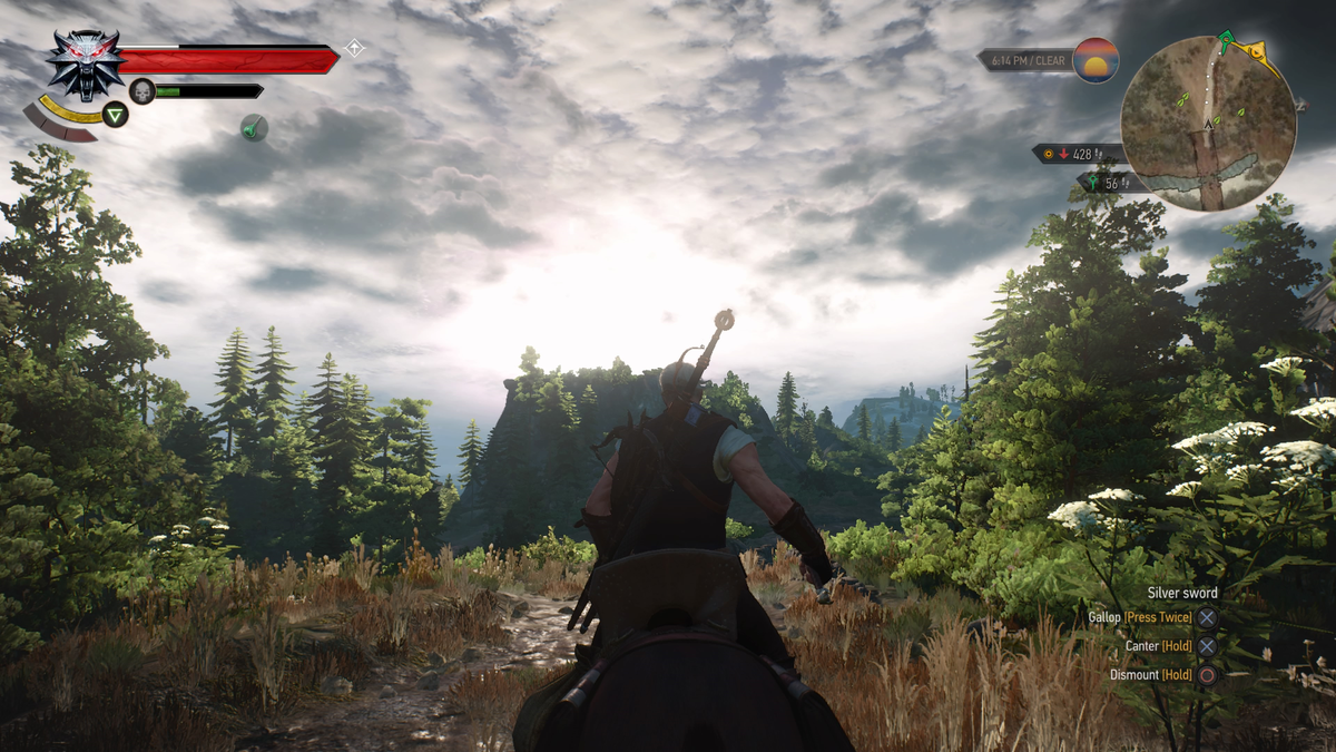 ps4 pro the witcher 3