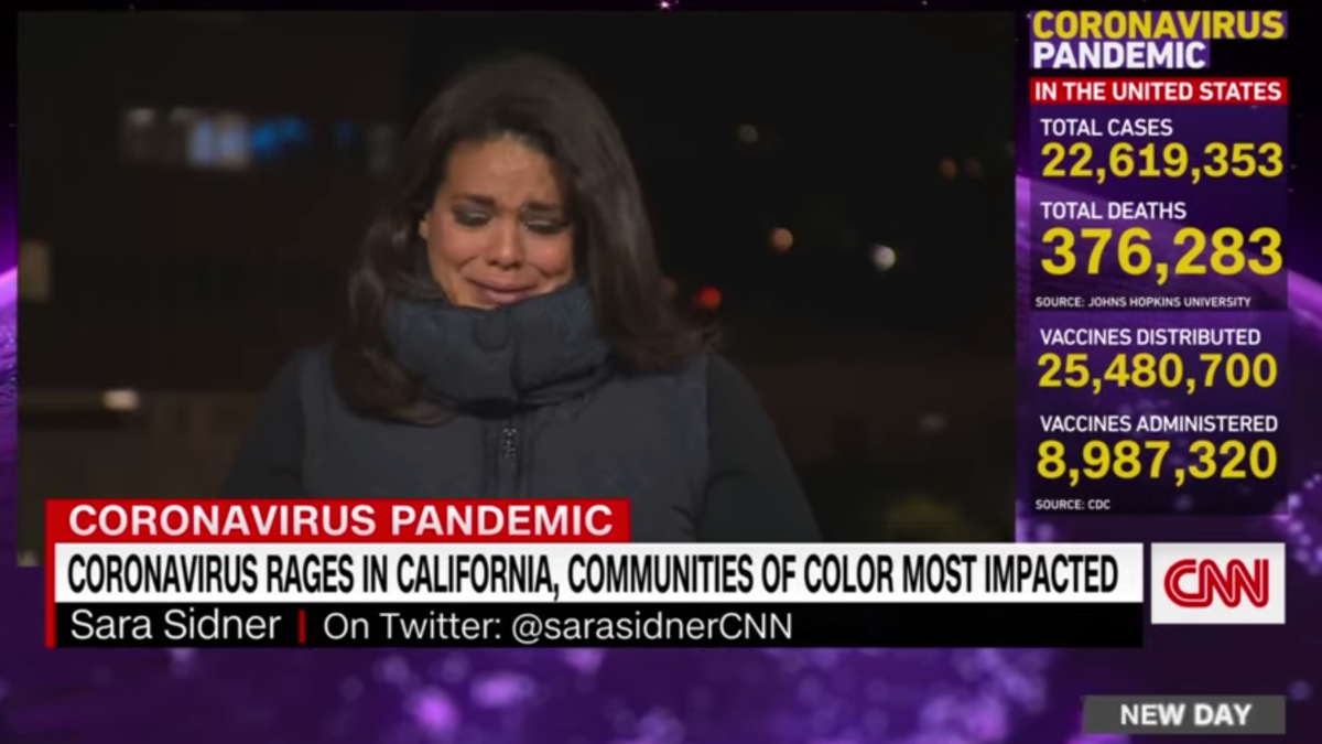 CNN Reporter Breaks Down After Devastating Covid-19 Report - Jezebel