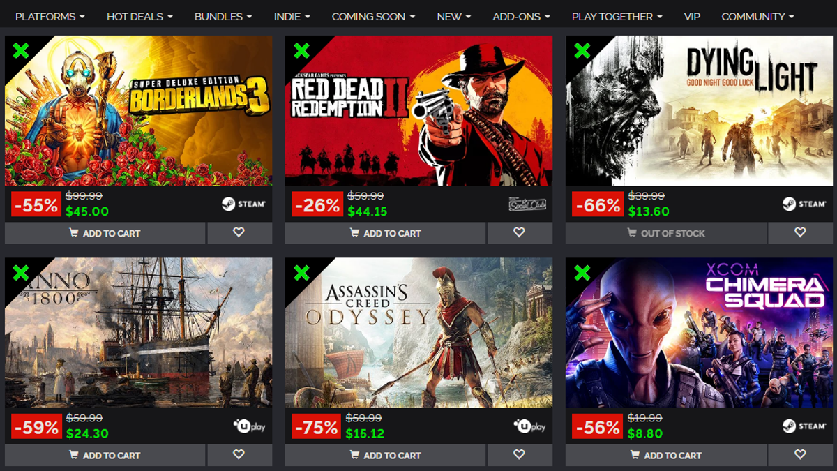 Get a Free Mystery Game During Green Man Gaming's Anniversary Sale