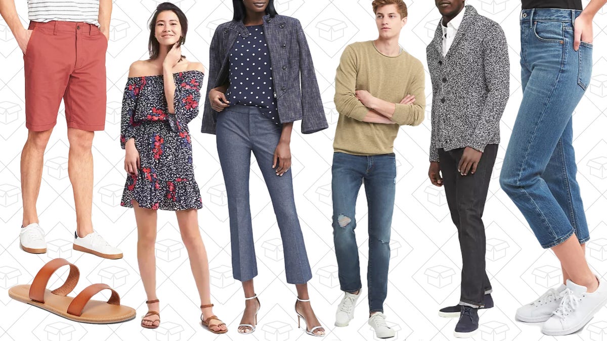 GAP Banana Republic and Old Navy Are All Giving You 40% Off Everything