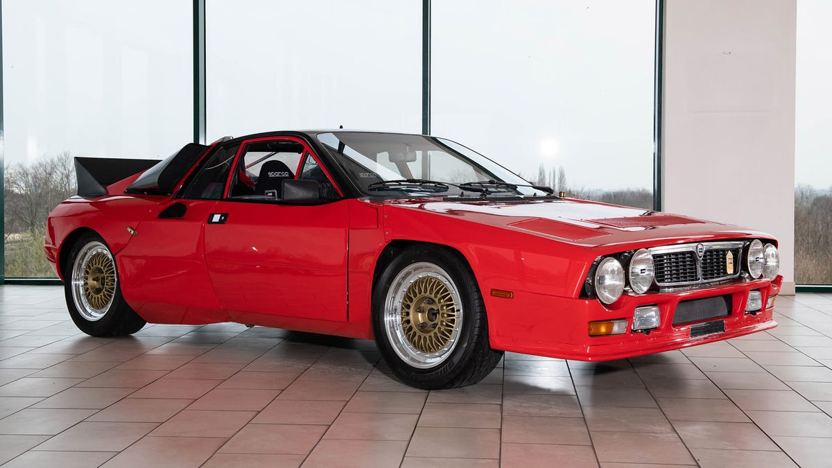 This Lancia 037 rally on auction does not look like any other