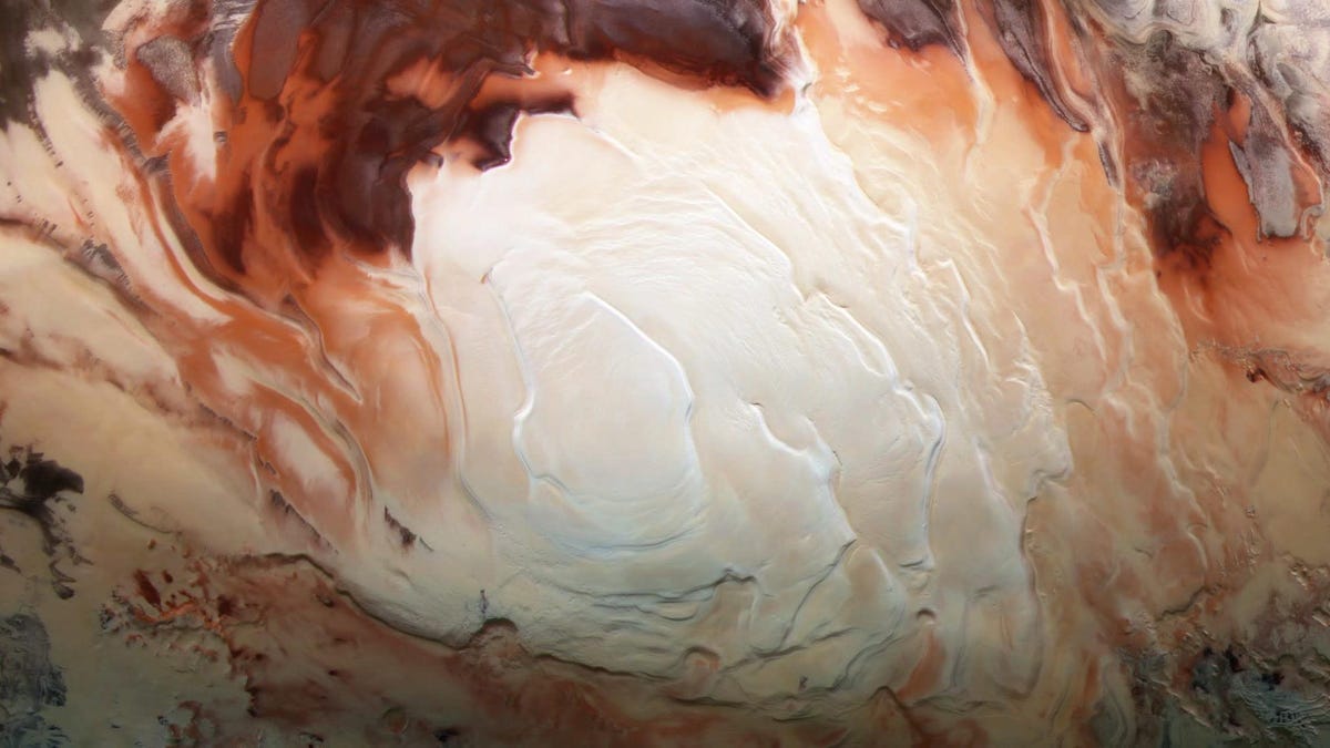 A previously unnoticed chemical reaction was observed on Mars