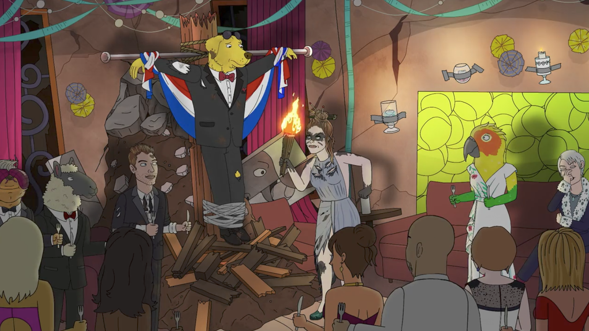 Bojack Horseman Takes A Wild Journey To The Center Of The Earth Peanutbutter before leaving him for justin timberlake. bojack horseman takes a wild journey to