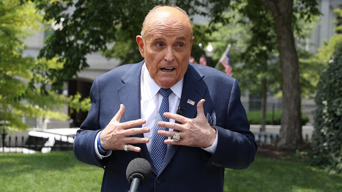 Giuliani Says He Got Intel About Election Fraud Off of Facebook