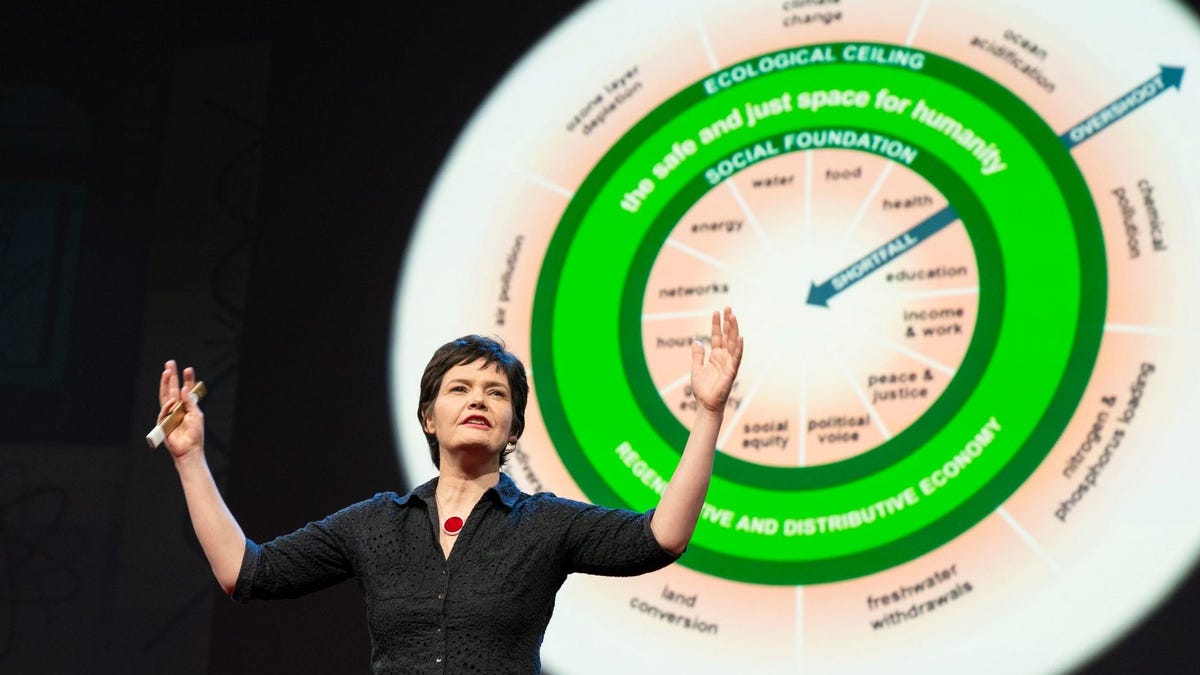 Economist Kate Raworth gave the most compelling design talk at TED—about