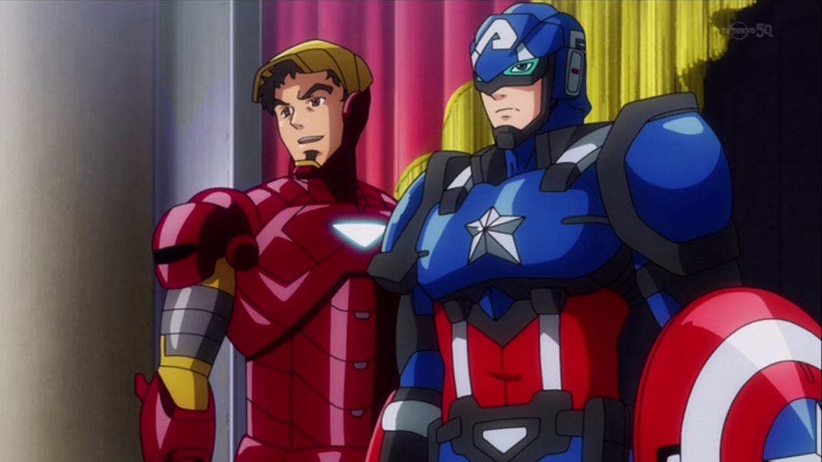 The Avengers And Other Marvel Heroes In Their Official Anime Forms