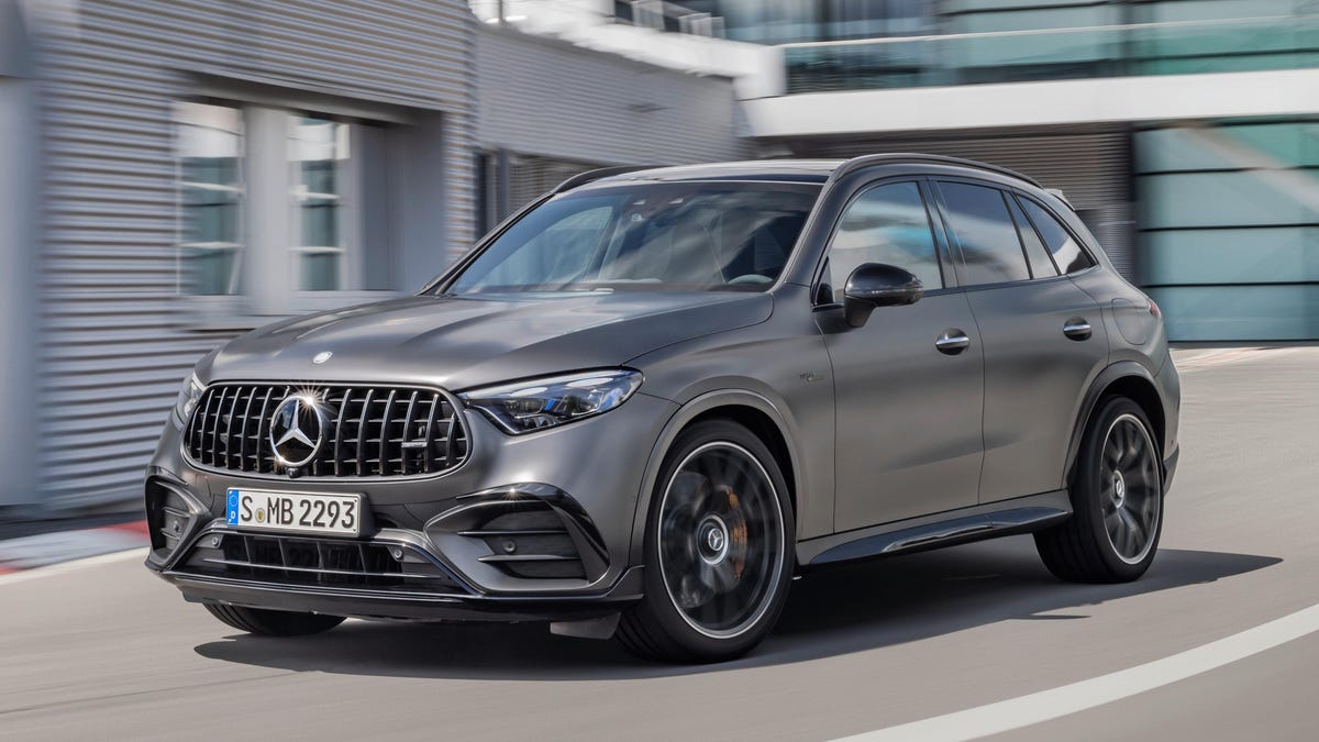 2025 MercedesAMG GLC Will get Large Energy From Small Engines Spin