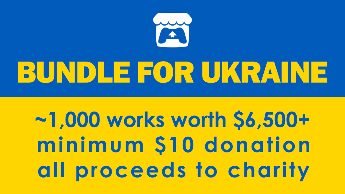 Pakiet za 10 USD, w grach/muzyce/książkach o wartości 6500 USD, pomaga Ukrainie