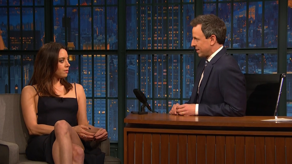 Aubrey Plaza Comes Clean About Legion And Her Neanderthal Heritage On Late Night
