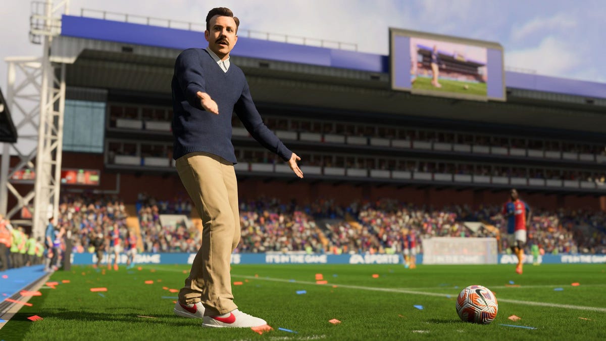 A creepy Ted Lasso is coming to FIFA 23