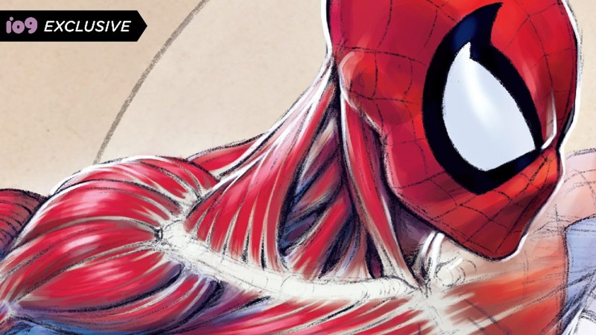 Marvel Anatomy Book Pages: Spider-Man, Wolverine, Groot, Vision