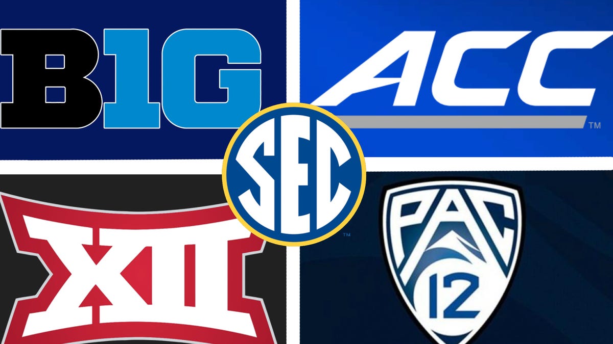 The Sec Big Ten Big 12 Pac 12 And Acc As They Should Be 2634