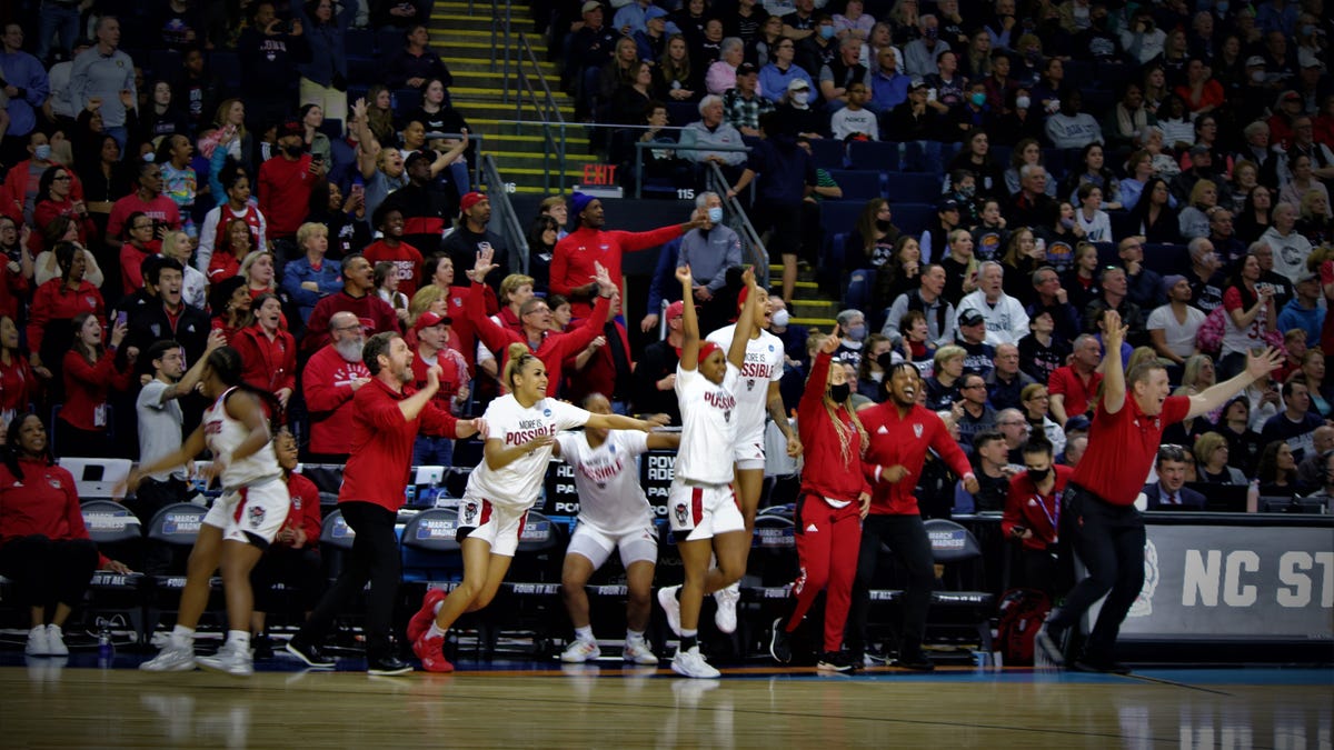 Photo Essay: N.C. State and UConn punch tickets to Elite Eight
